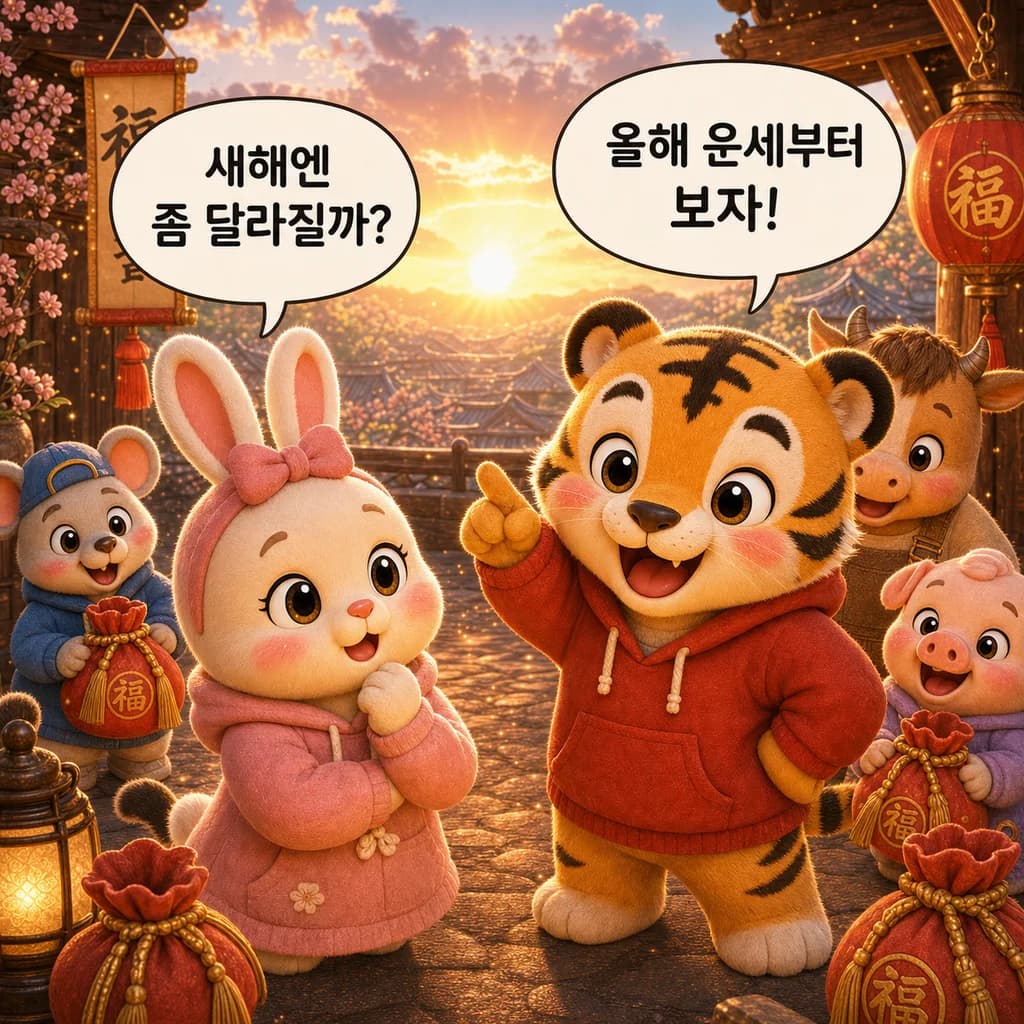 새해엔 좀 달라질까? 올해 운세부터 보자!