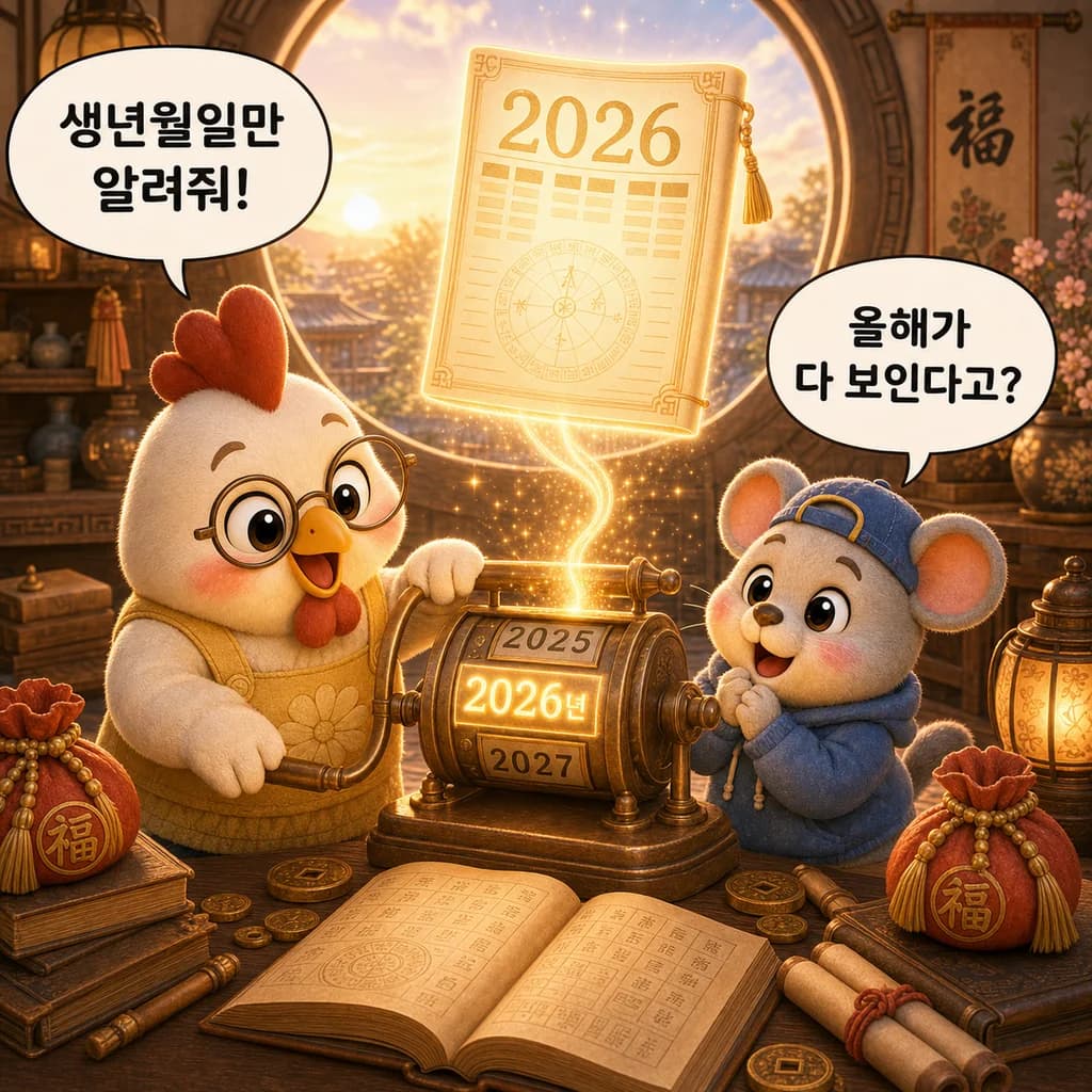 생년월일만 알려줘! 올해가 다 보인다고?