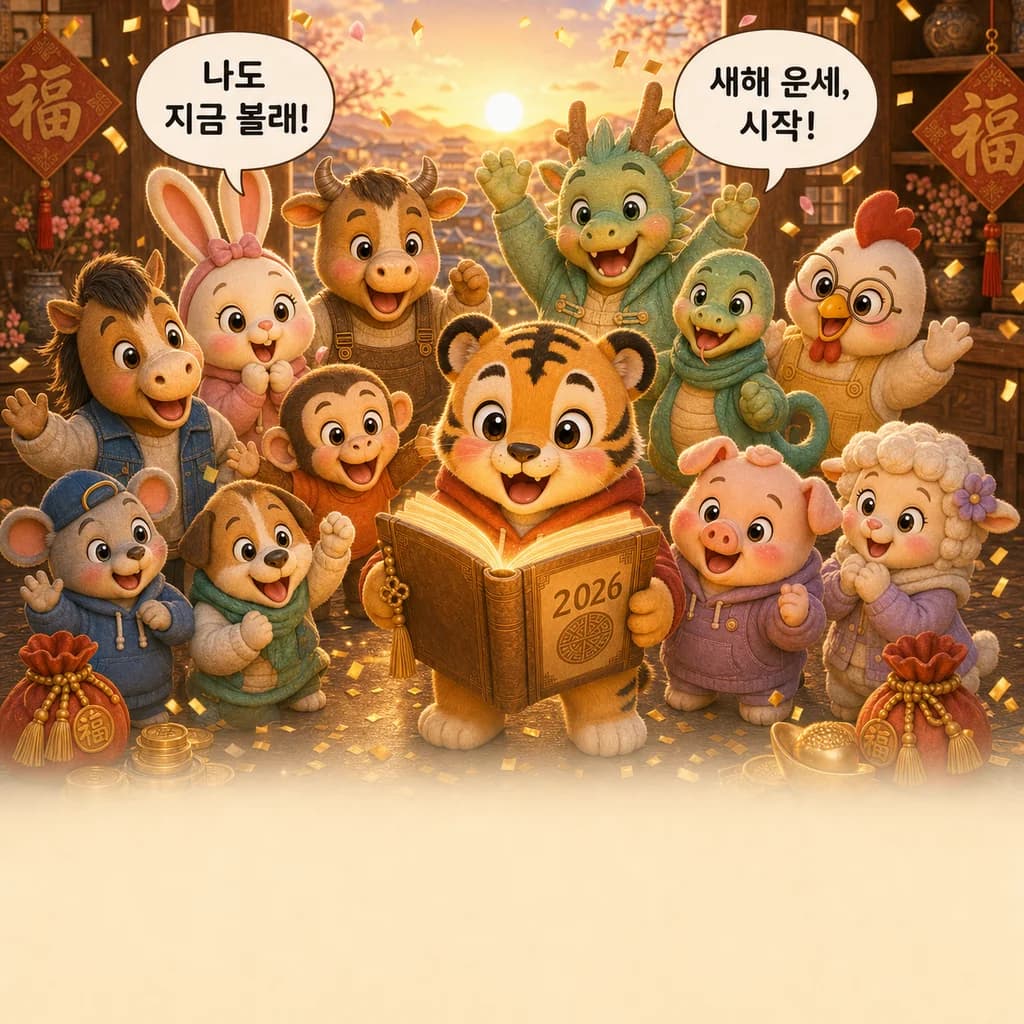 나도 지금 볼래! 새해 운세, 시작!
