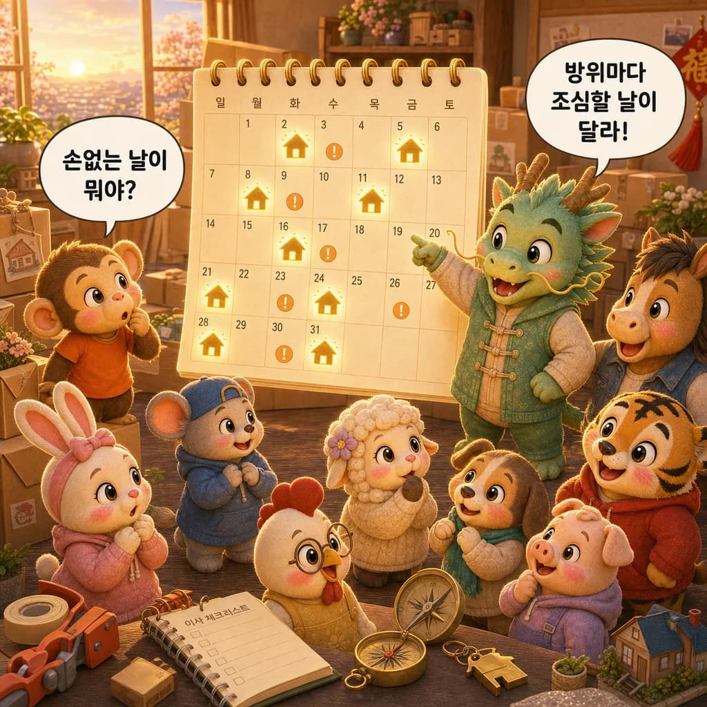 손없는 날이 뭐야? 방위마다 조심할 날이 달라!